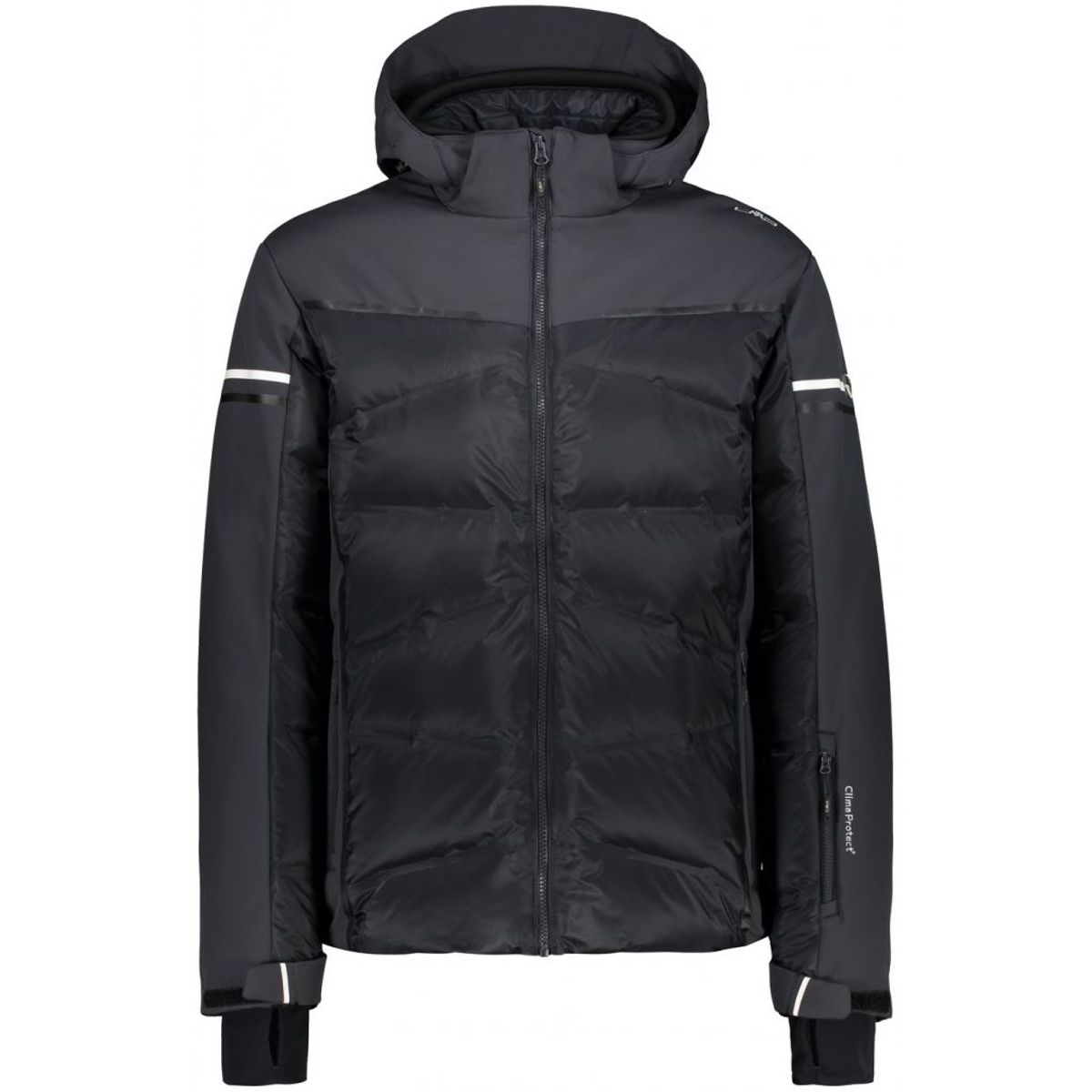 Cmp Zip Hood Ripstop Jacket Herre (Farve: Sort, Størrelse: 54)