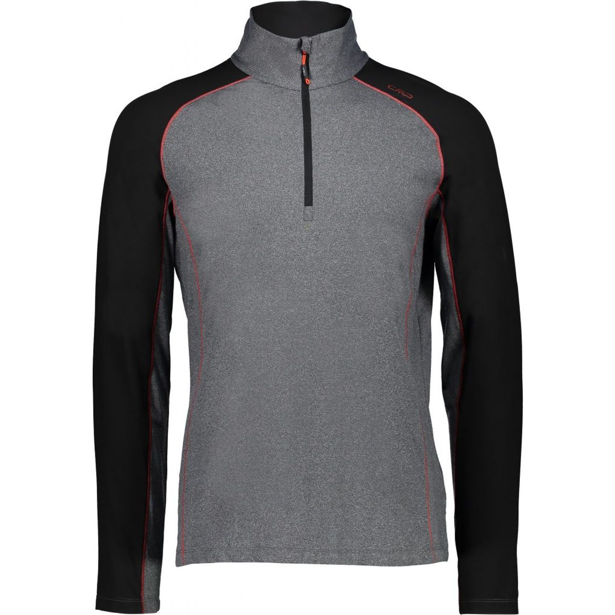 Cmp Softtech Functional Midlayer Herre (Farve: Sort, Størrelse: 48)