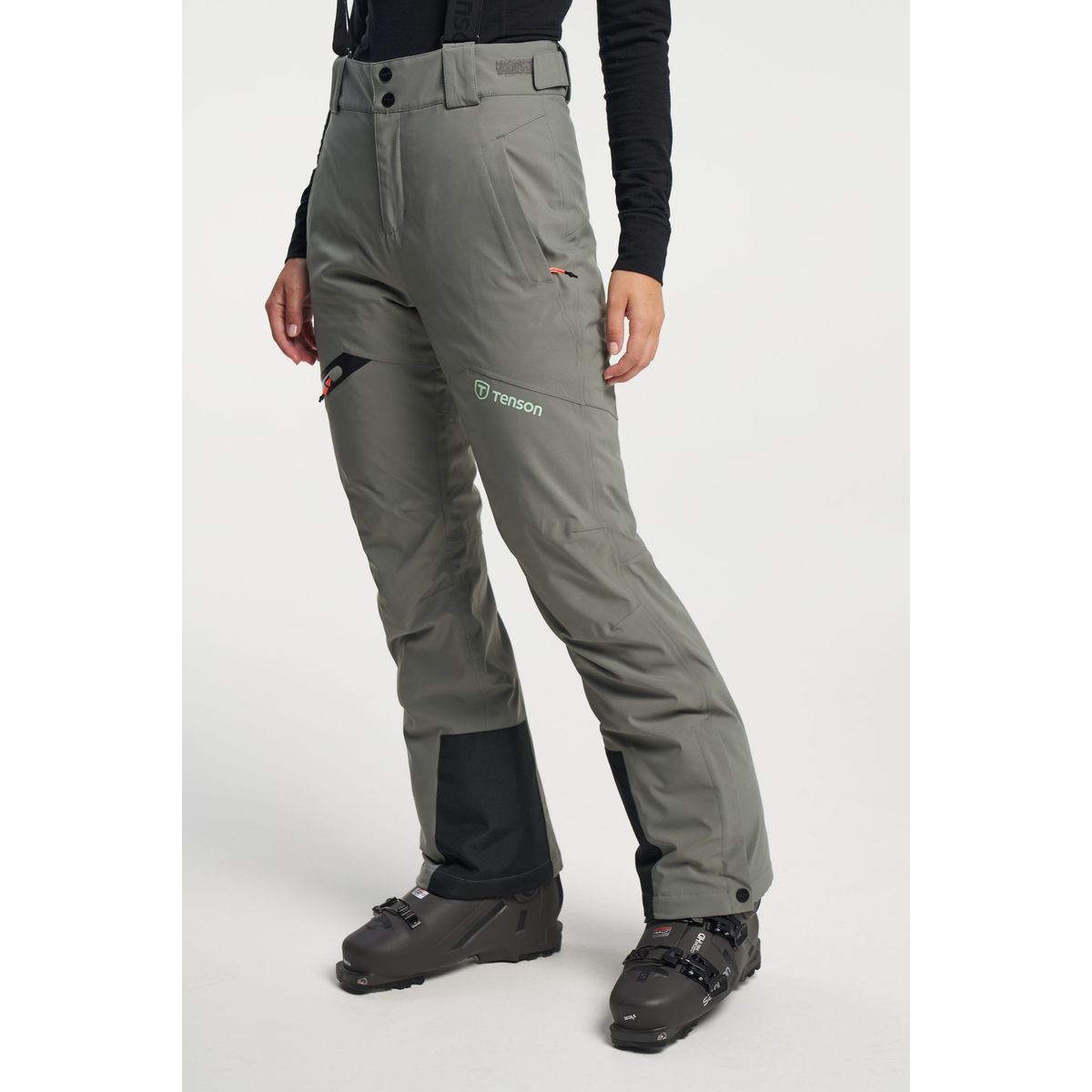 Tenson Core Ski Pant Dame (Farve: Grå, Størrelse: Xs)