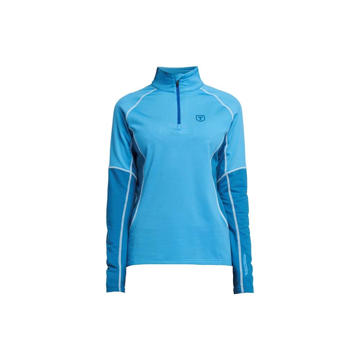 Tenson Halfzip Midlayer Dame (Farve: Tyrkis, Størrelse: M)