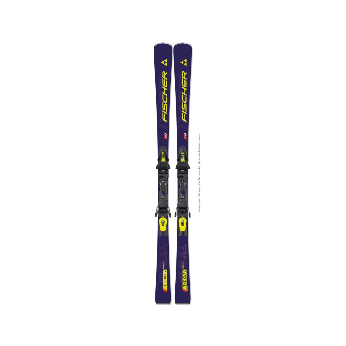 Fischer The Curv Premium Ti Ski Incl. Rs 11 Gw Binding (Farve: Tyrkis, Størrelse: 165)