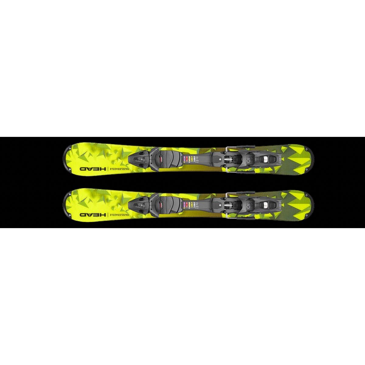 Head Razzledazzle Ski Inc. Binding (Størrelse: 94, Farve: Gul)