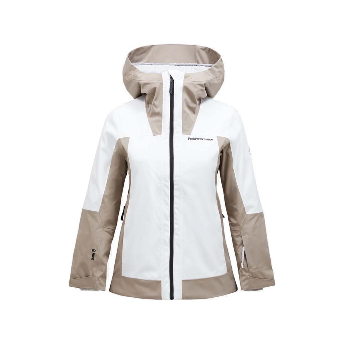 Peak Performance Rider Tech Insulated Skijakke Dame (Farve: Offwhite/avid Beige/, Størrelse: L)