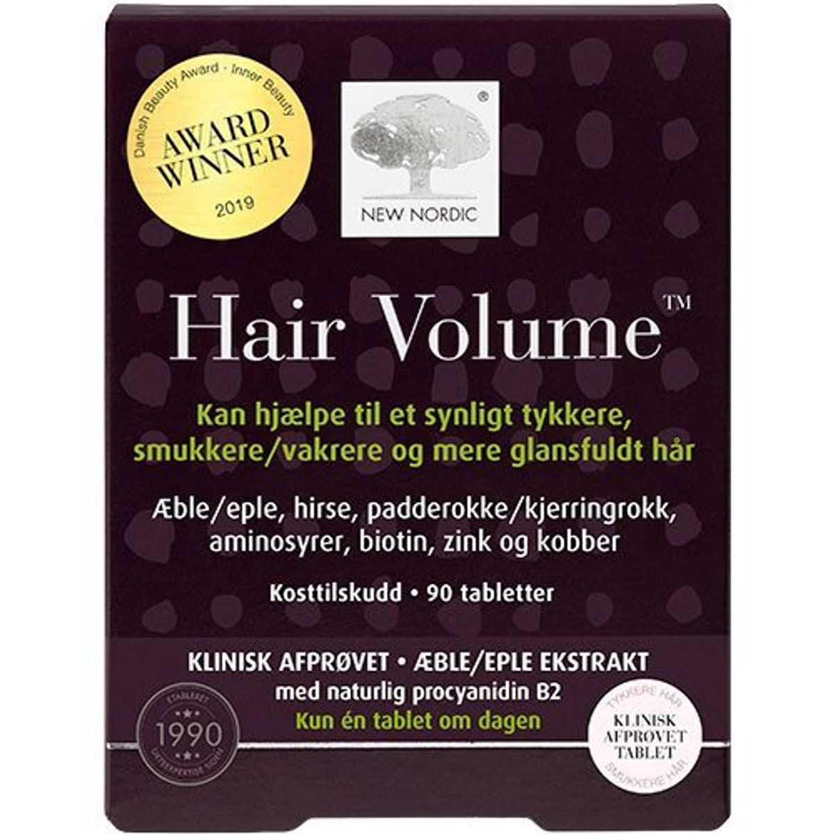 Hair volume - 90 tabletter