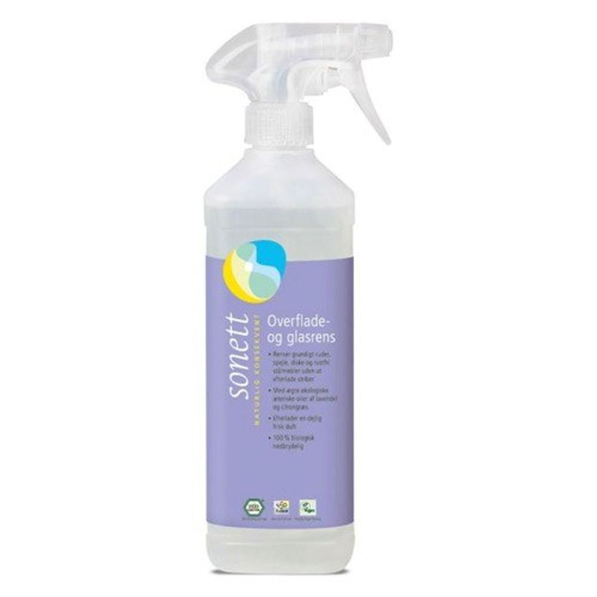 Sonett Glas & overfladerens - 500 ml.