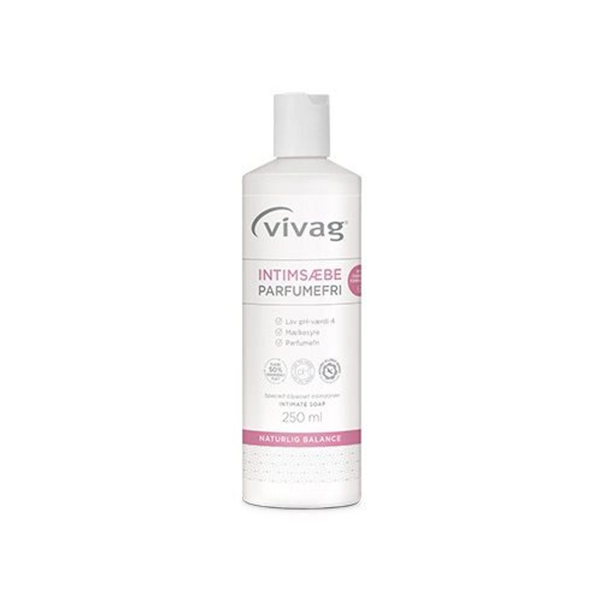 Vivag Intimsæbe Parfumefri - 250 ml.