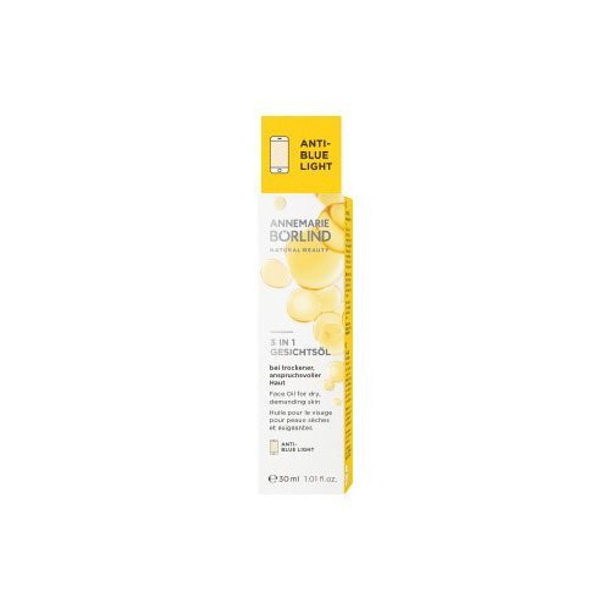 Annemarie Börlind 3 in 1 Face Oil - 30 ml.