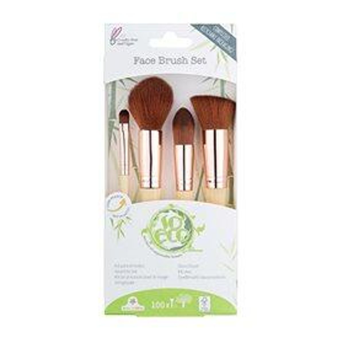 So Eco Makeup Brush sæt til ansigtet