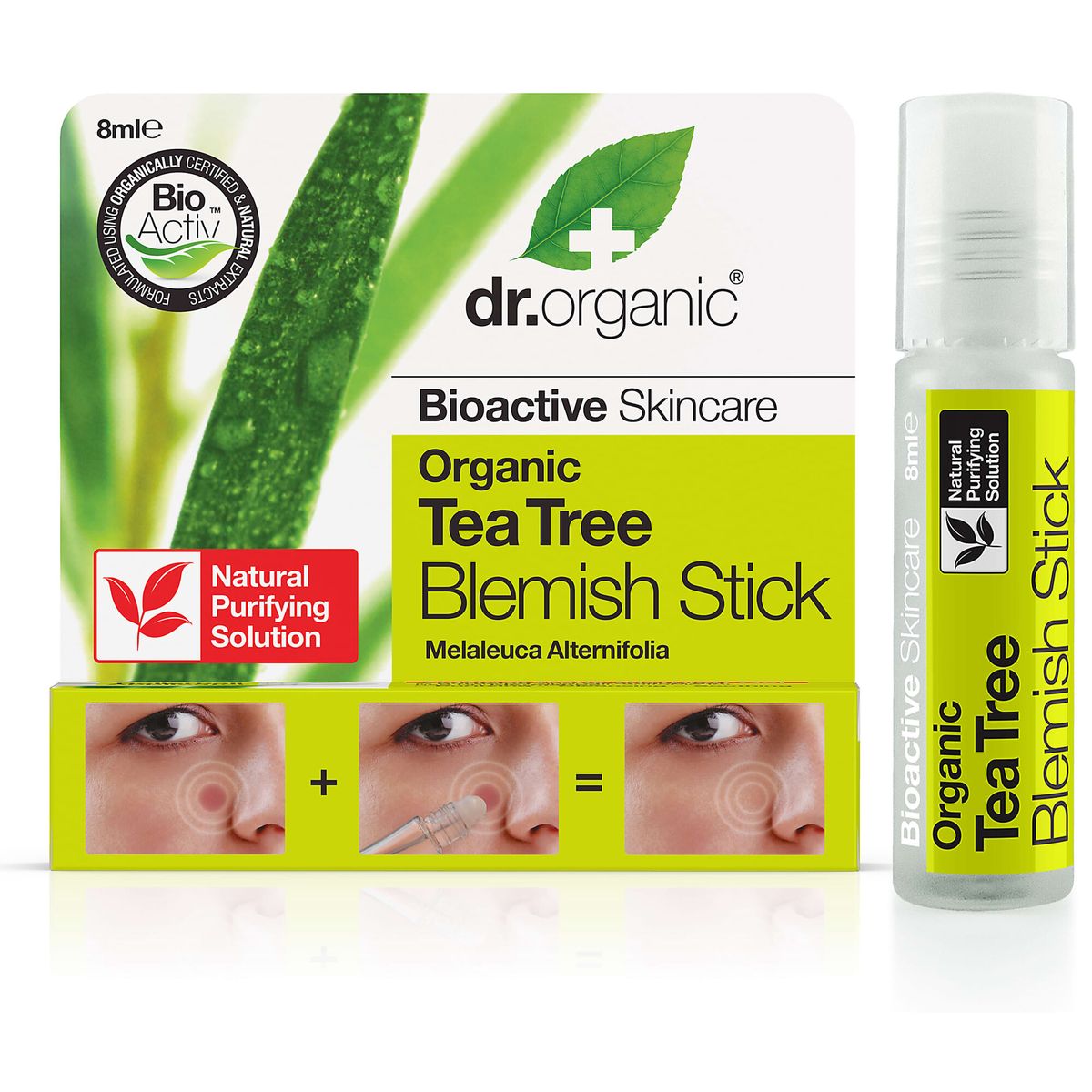 Blemish Gel Stick Tea Tree Dr. Organic - 8 ml.