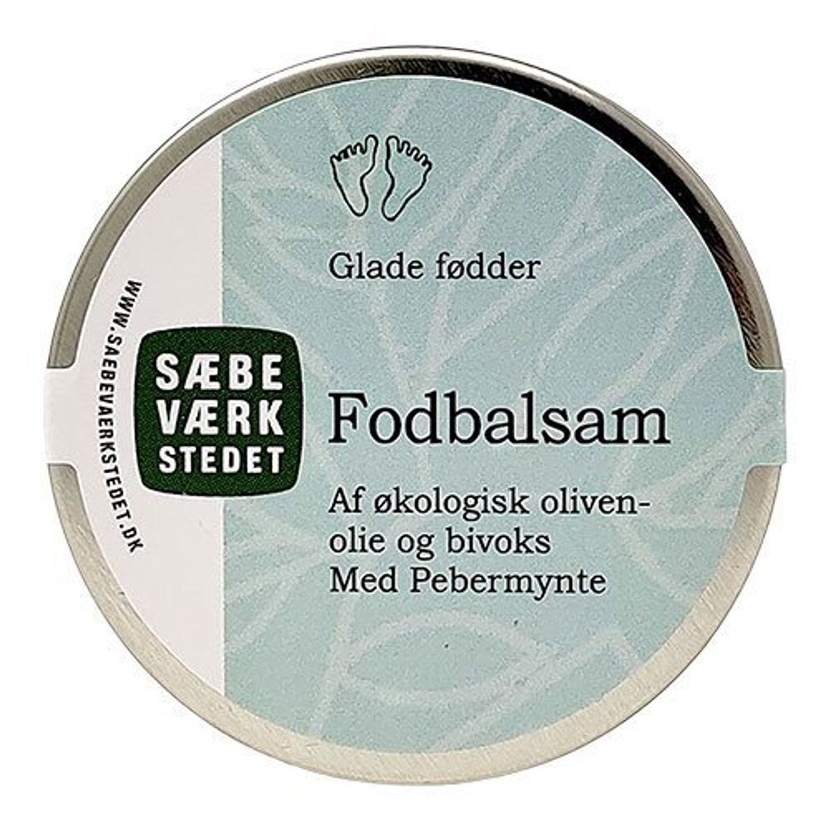 Sæbeværkstedet Fodbalsam Glade Fødder - 40 gram