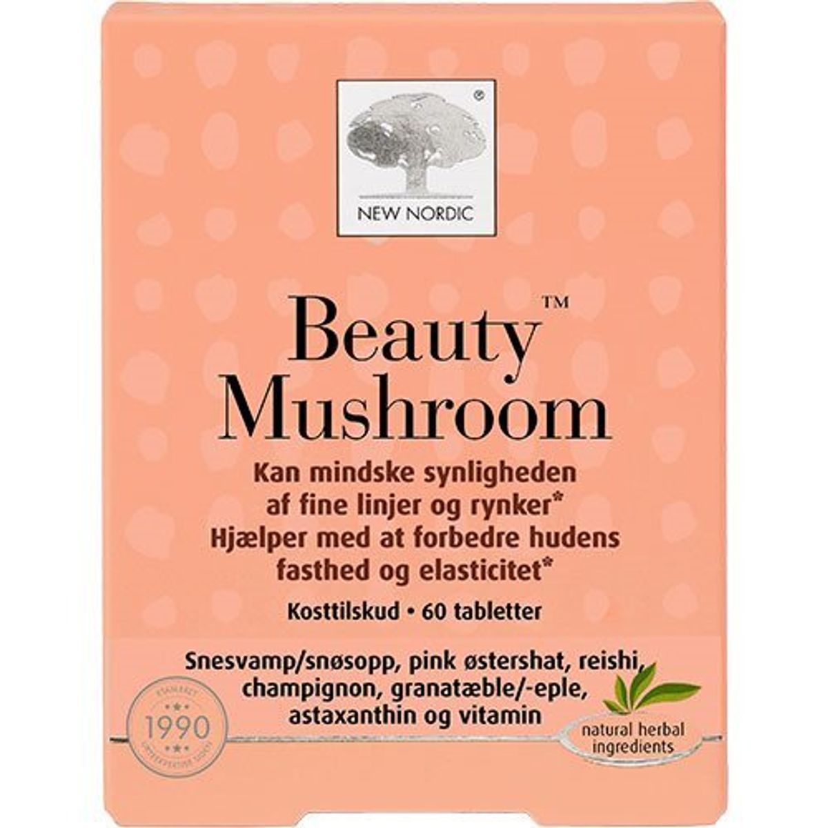 Beauty Mushroom - 60 tabletter