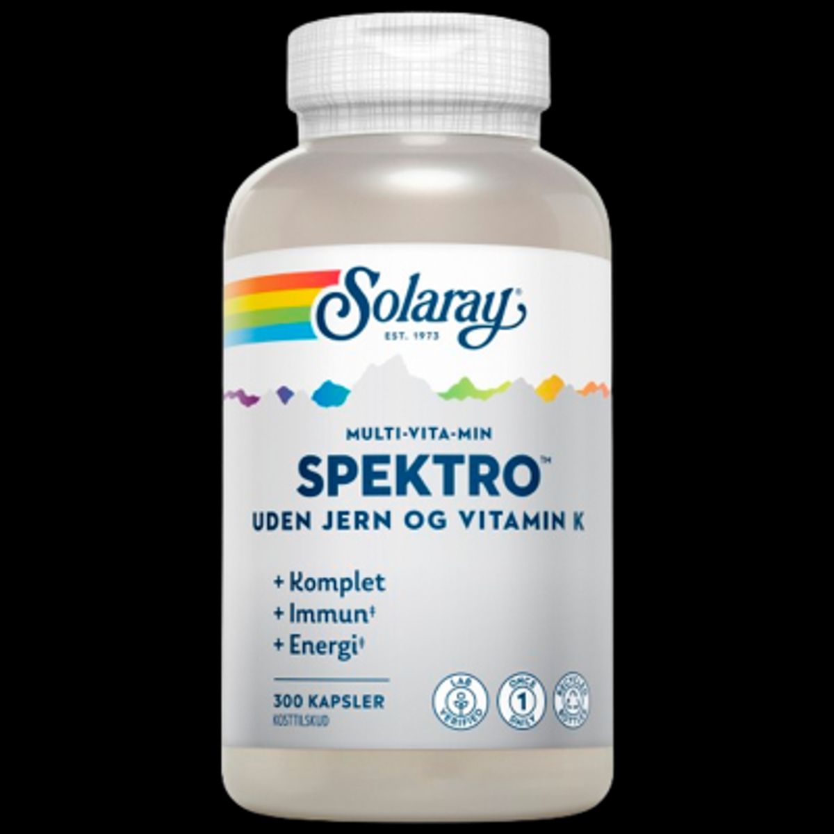 Spektro uden jern og Vitamin K - 300 kapsler.