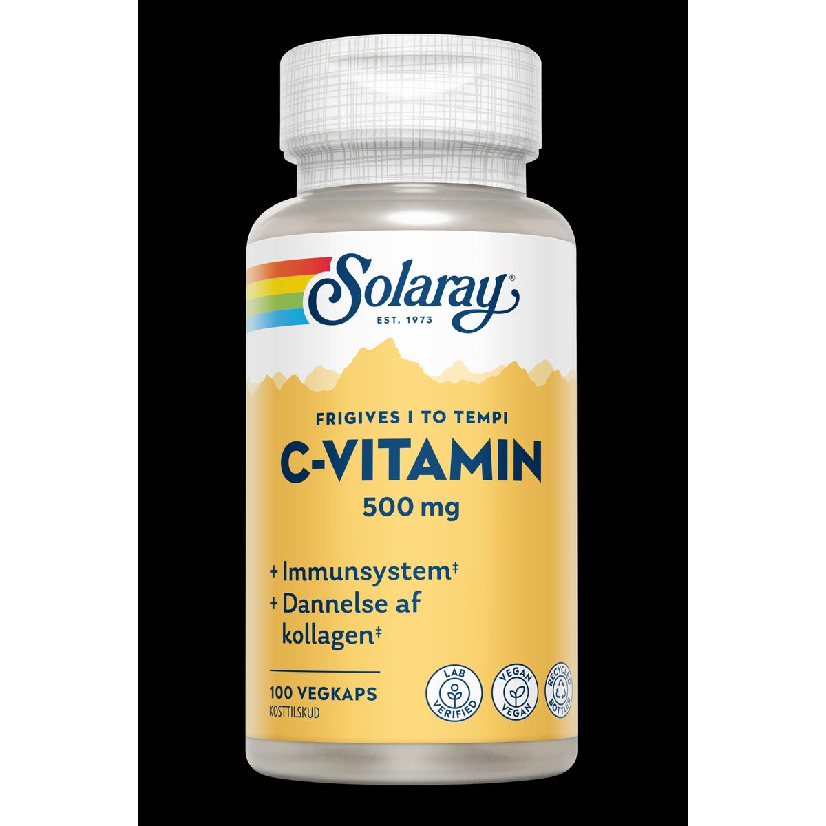 Solaray C-vitamin 500 mg - 100 kapsler