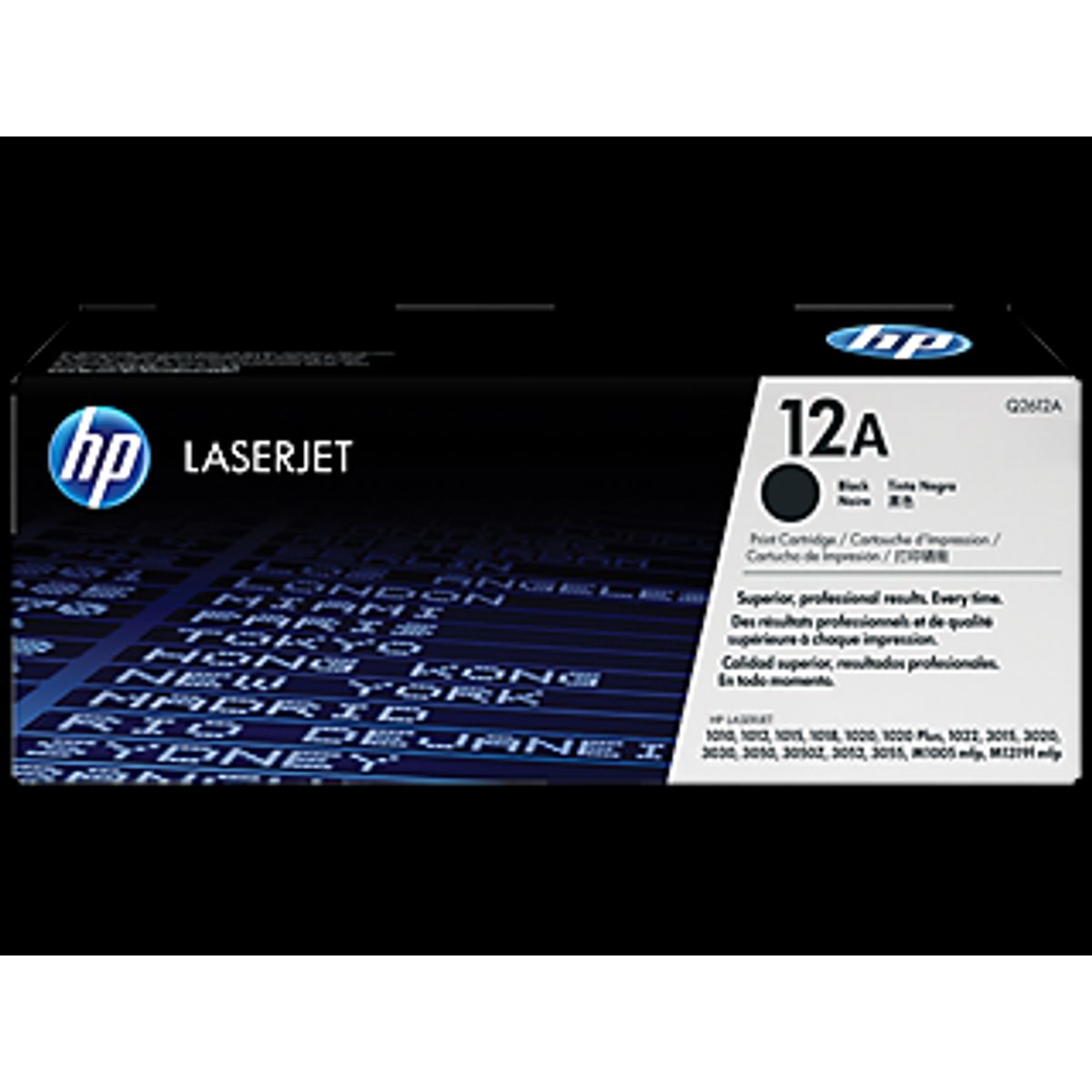 HP 12A - Q2612A Toner Original Sort 2400 sider