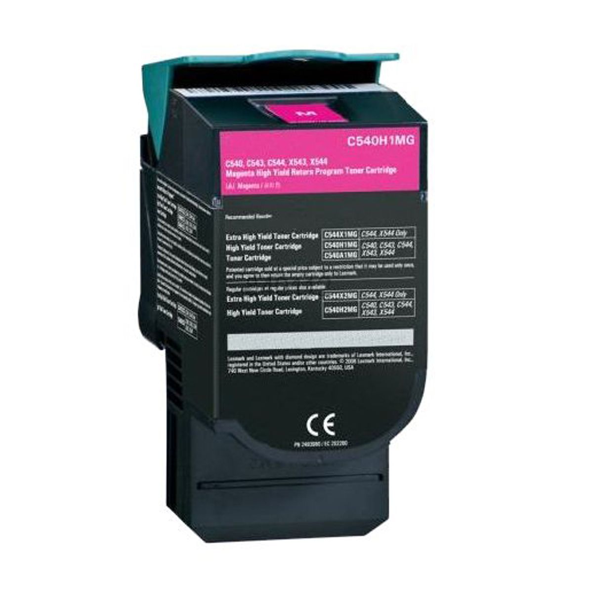 Pixojet toner Lexmark C540 / C543 / C544 - C540H1MG magenta 2000 sider