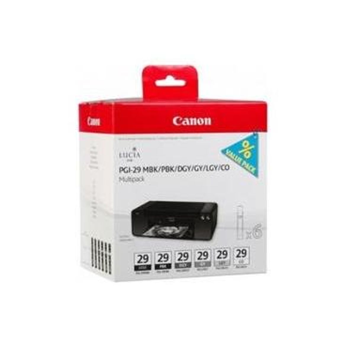 Canon PGI 29 combo pack 6 stk - 4868B018 blækpatron Original 216 ml