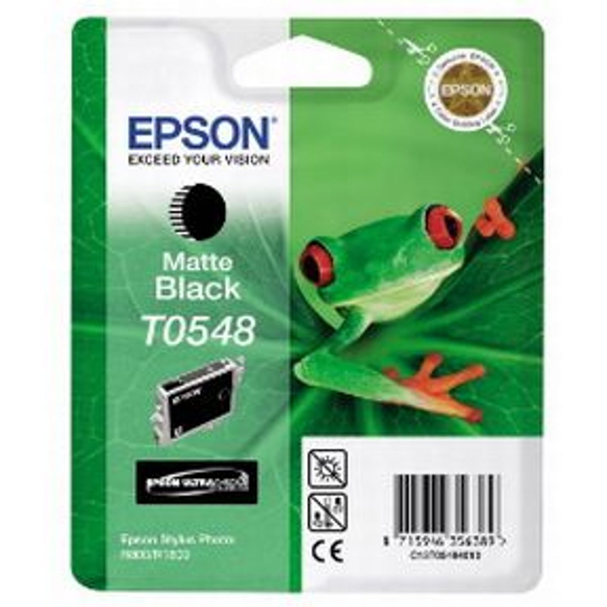 Epson T0548 MBK - C13T05484010 Original - Matte Sort 400 sider