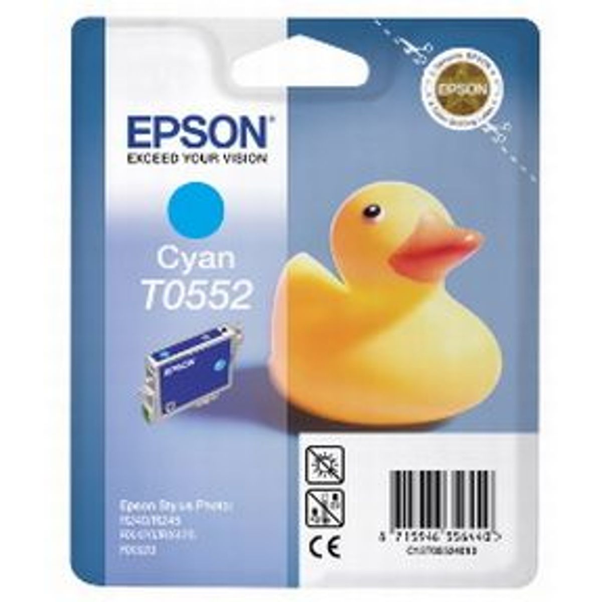 Epson T0552 C - C13T05524010 Original - Cyan 290 sider