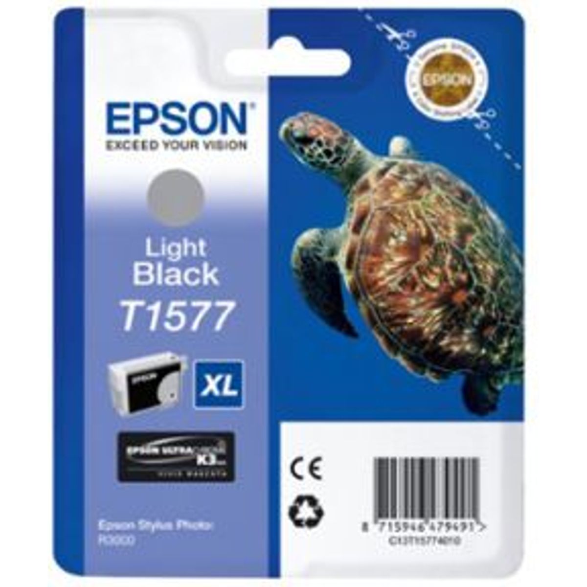 Epson T1577 LBK - C13T15774010 Original - Lys Sort 25,95 ml