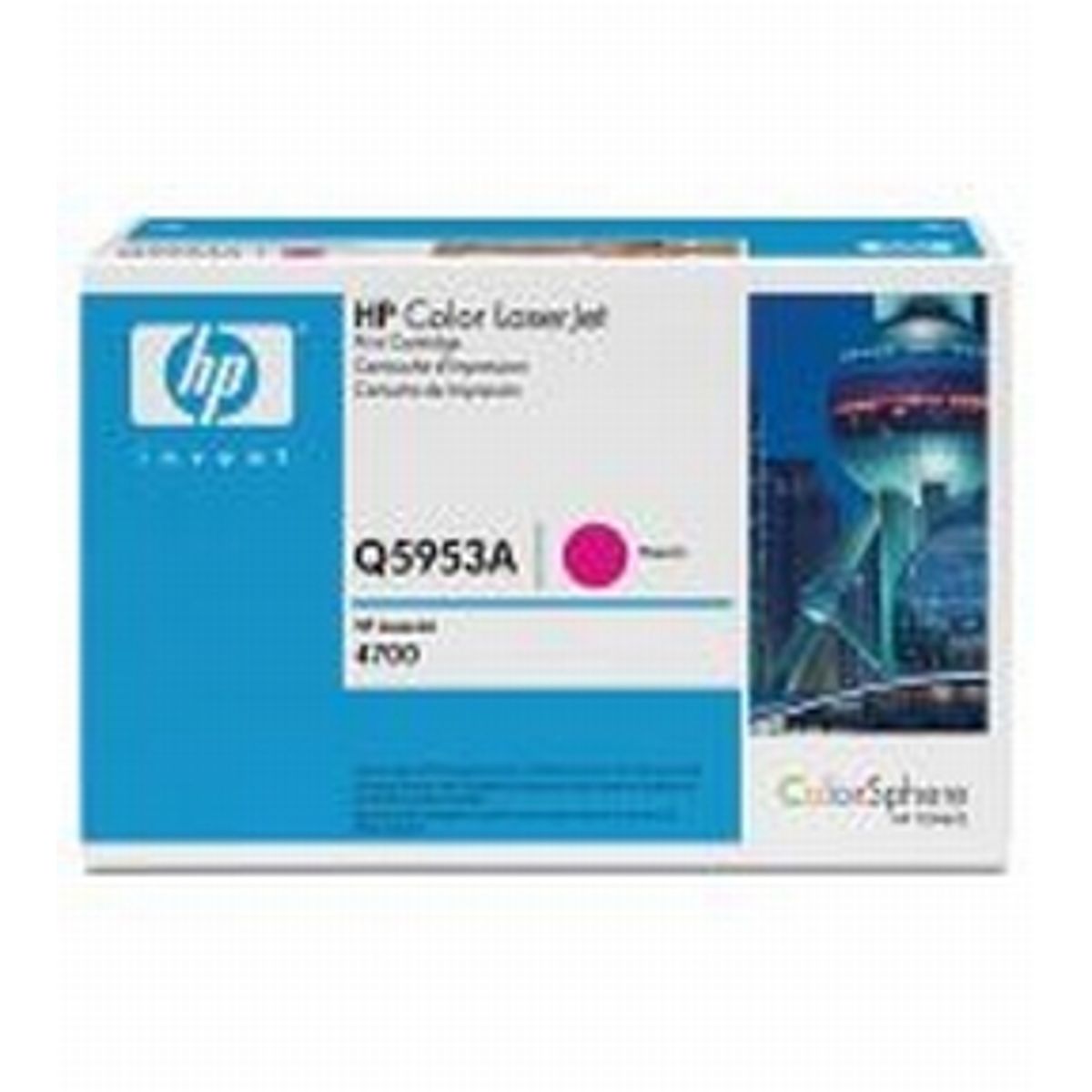 HP Q5953A M (HP 643A) Magenta Lasertoner, Original 10000 print