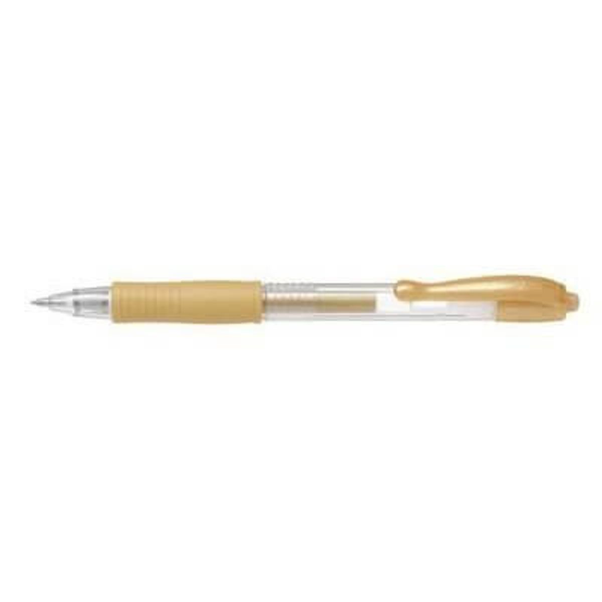 Pilot Gelpen m/klik G-2 0,7 Guld - 12 stk