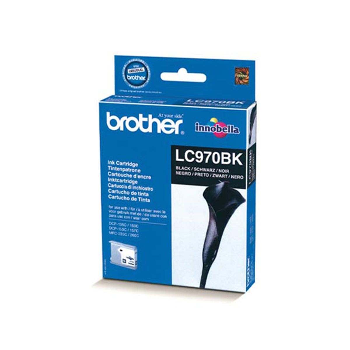 Brother LC 970 BK blækpatron - LC970BK Original - Sort 7 ml