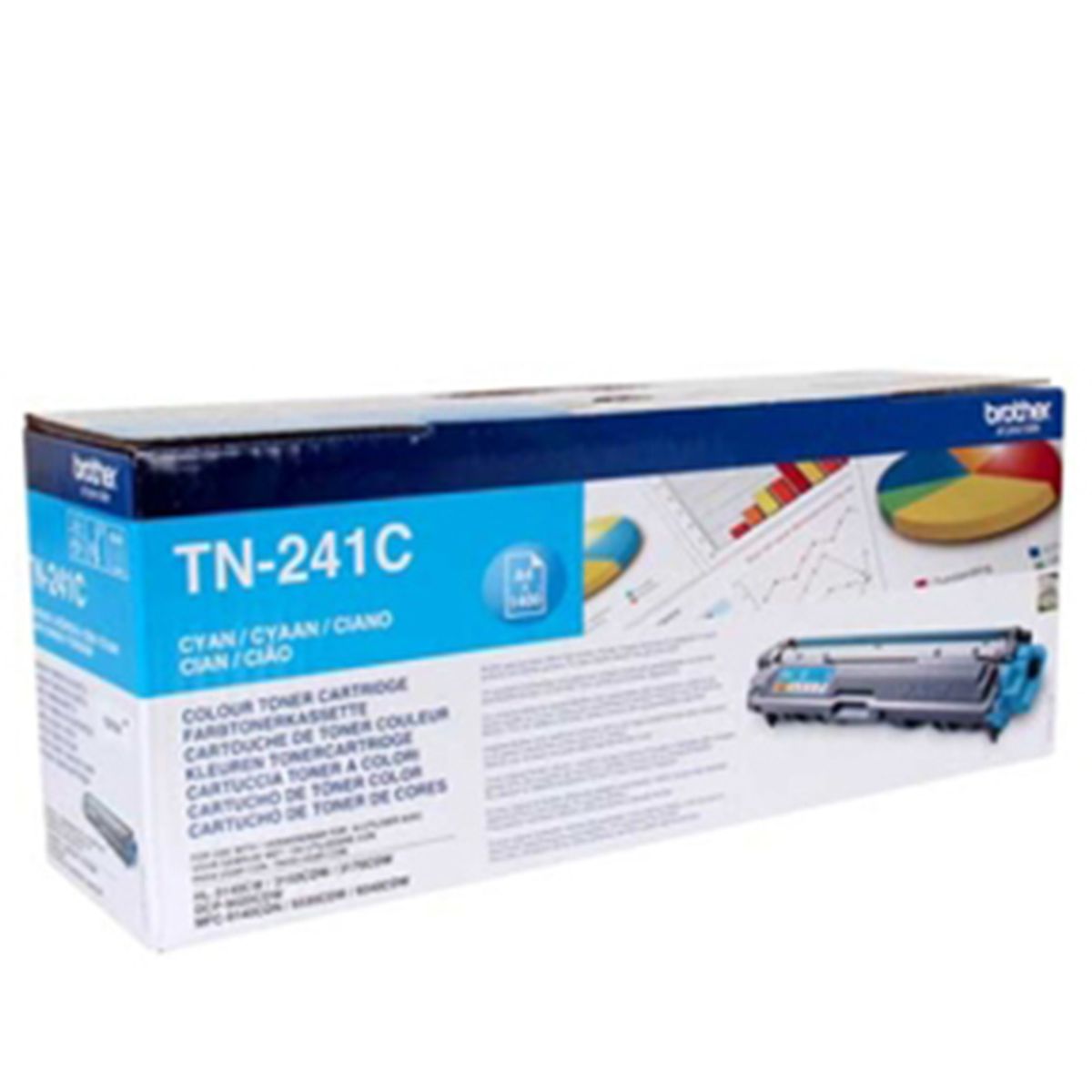 Brother TN241 C Cyan Lasertoner, Original