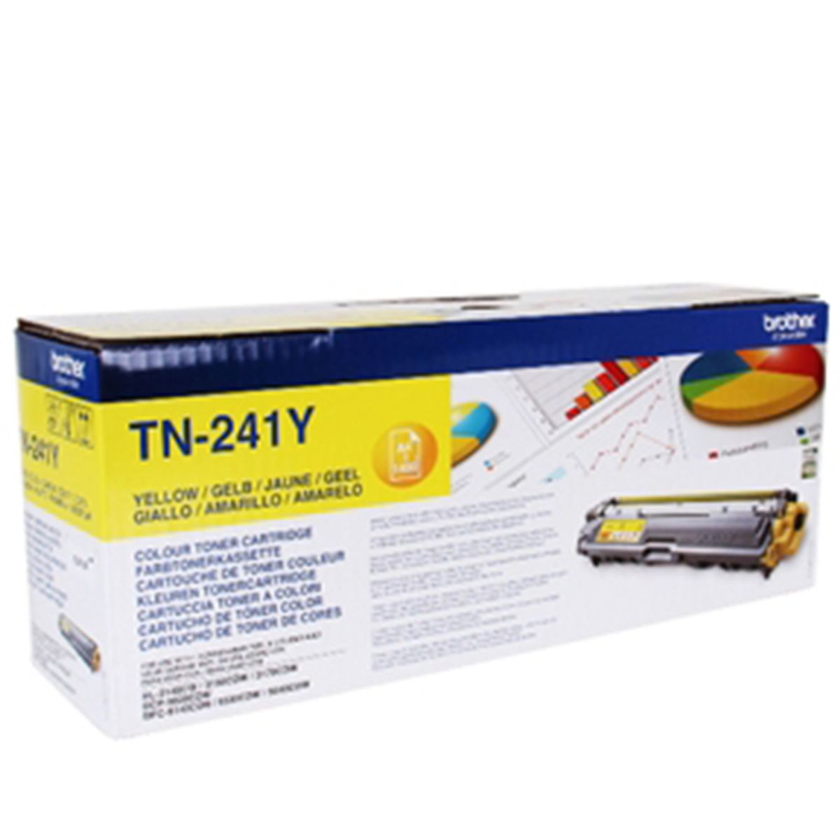 Brother TN241 Y Gul Lasertoner, Original