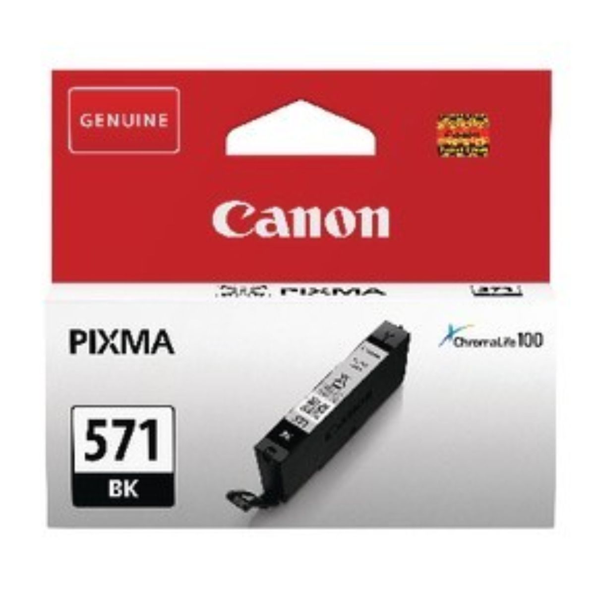 Canon CLI 571 - 0385C001 blækpatron Original Sort 7 ml