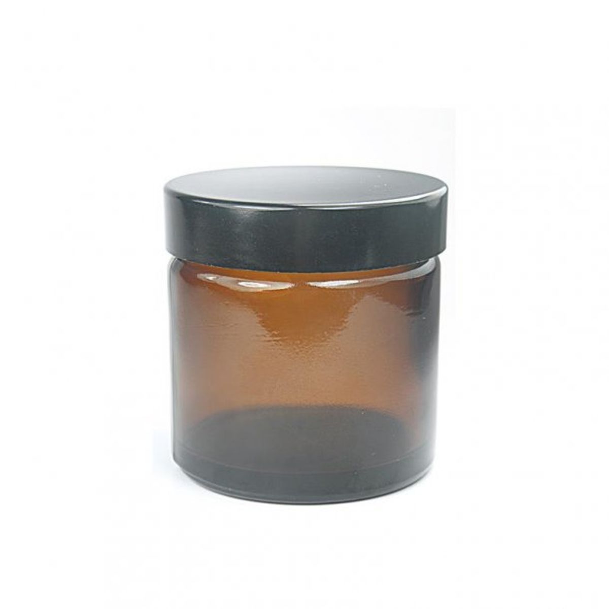 Creme krukke i brunt glas - 30 ml.