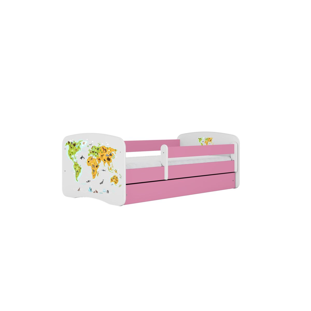 KOCOT KIDS Seng babydreams pink kort uden skuffe med madras 160/80