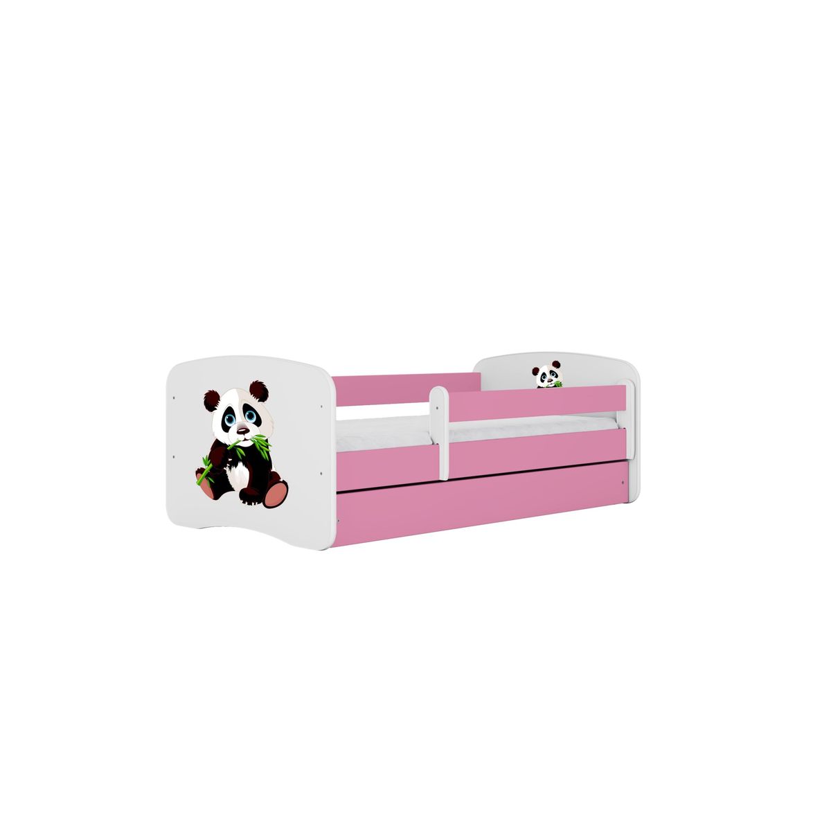 KOCOT KIDS Seng babydreams pink panda 2 uden skuffe med madras 180/80