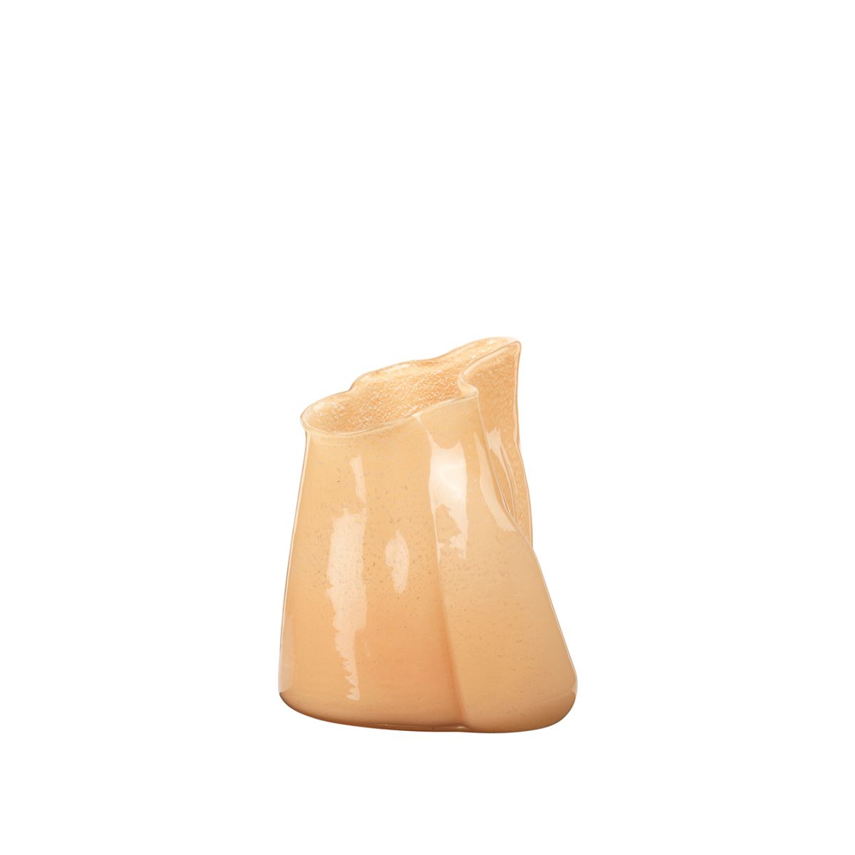 BROSTE COPENHAGEN Billie vase - golden gul glas