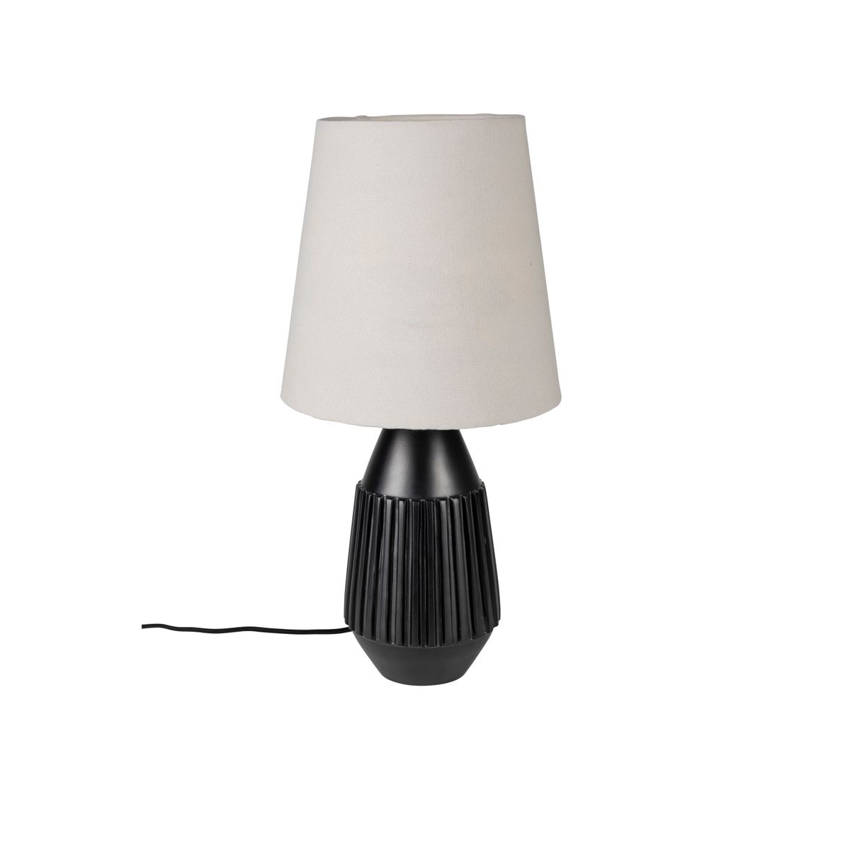 WHITE LABEL LIVING Aysa bordlampe - sort aluminium