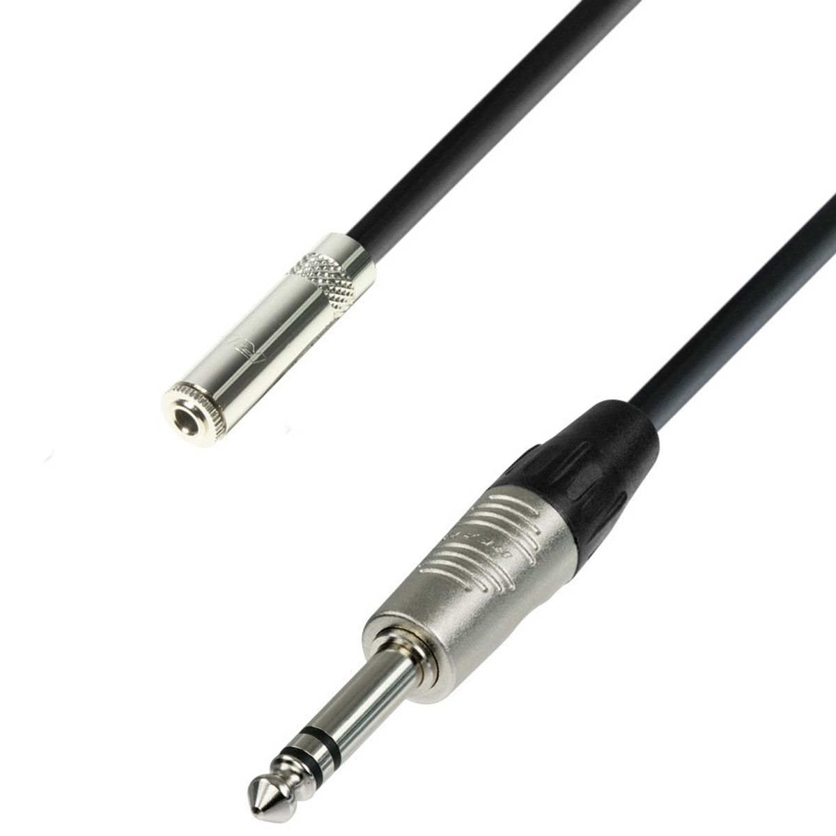 AH 4 STAR BYV - Jack 6,3mm Han til Minijack 3,5mm Stereo Hun 6 meter