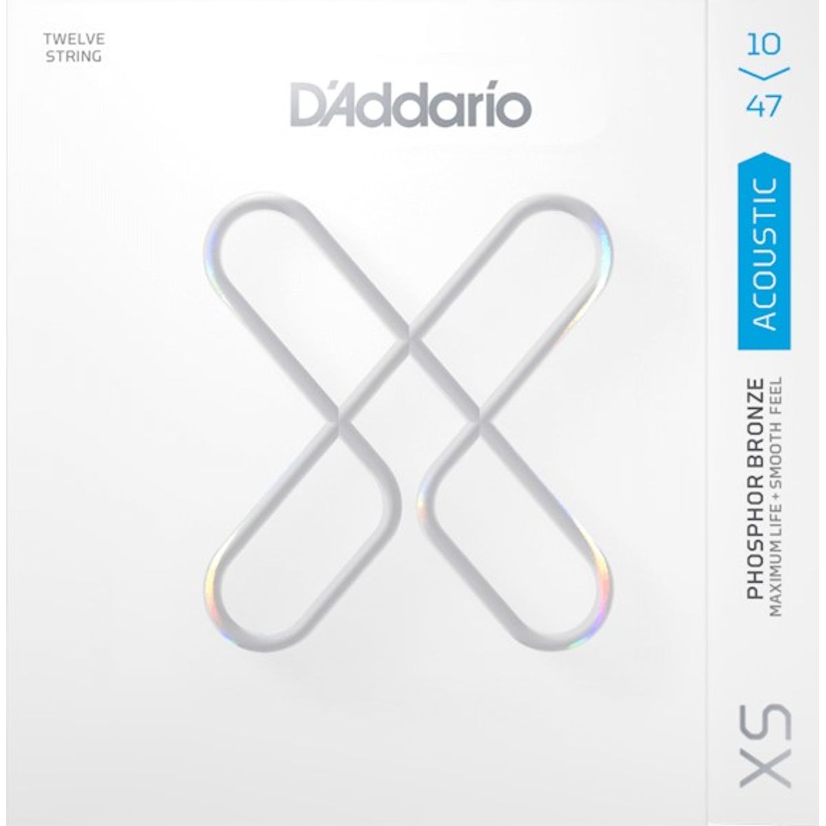 D ´Addario XSAPB1047-12 - Light Coated Acoustic Western-strenge 010-047 Til 12-Strenget