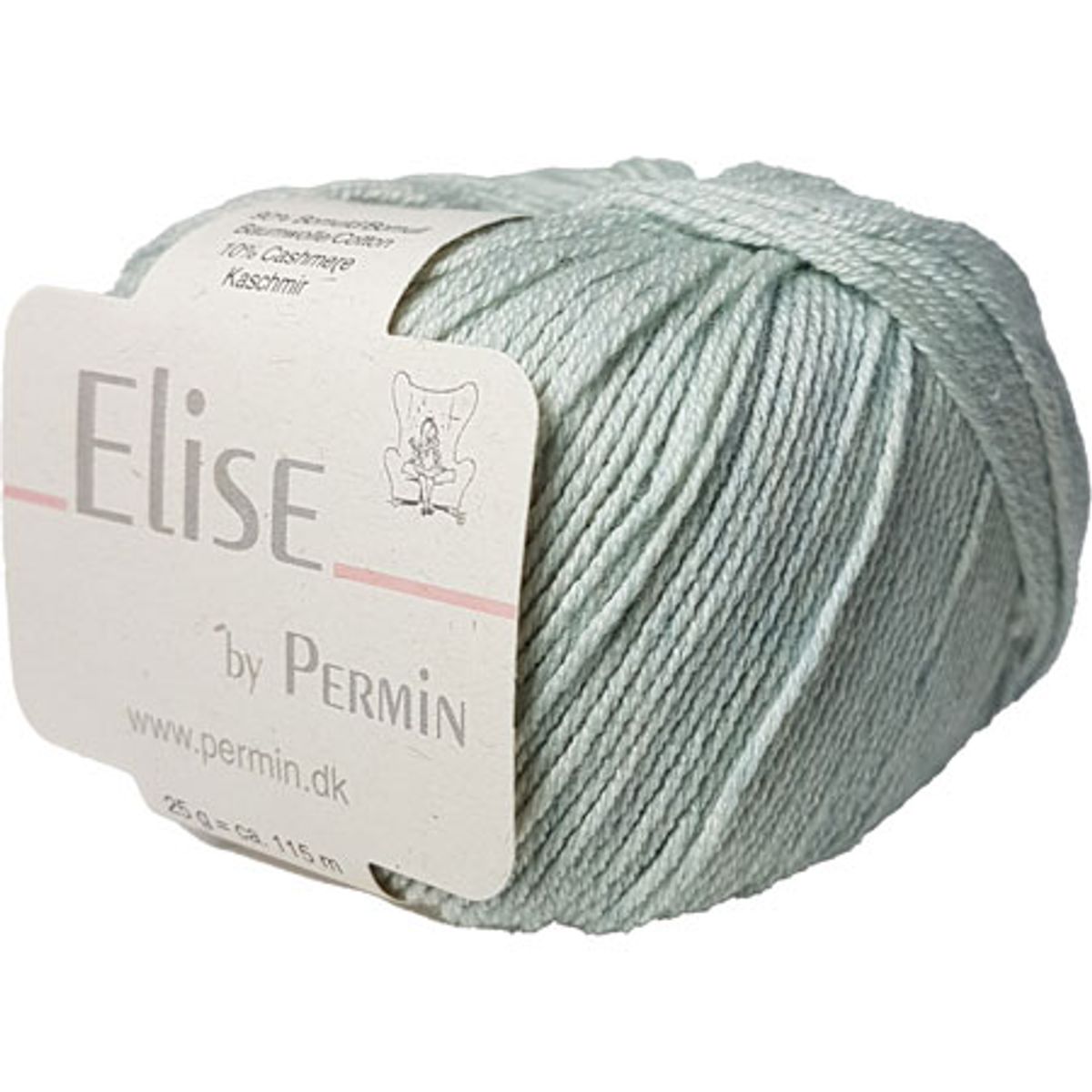 Permin Elise - Bomuld/cashmere - Fv 881117 Mint