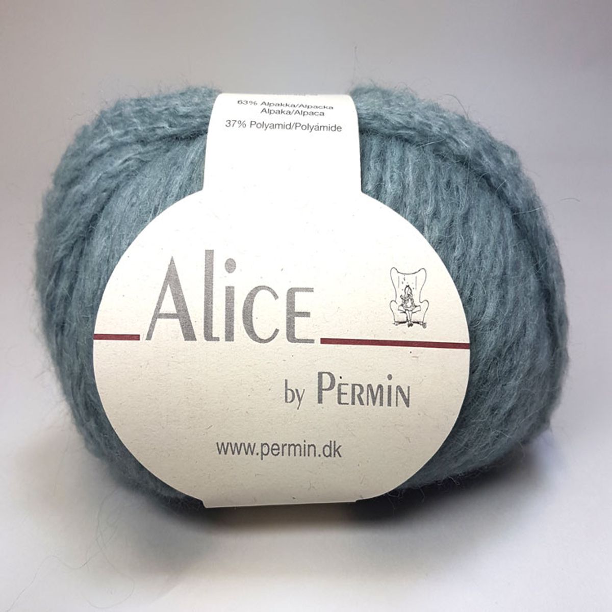 Alice Permin - Alpaca Uldgarn - fv 27 Lys Petrol