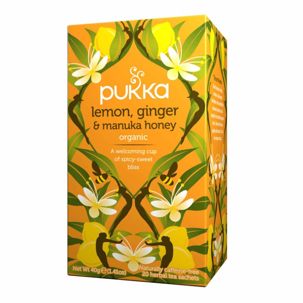 Pukka - Lemon, Ginger & Manuka Honey te - øko