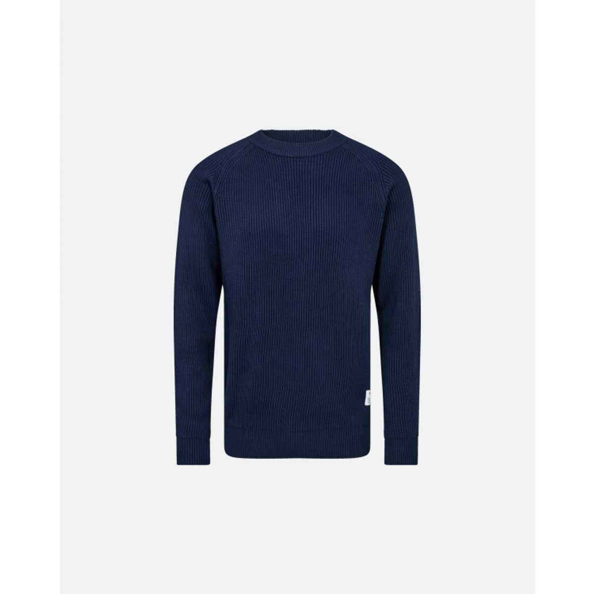 Resteröds strikket pullover i navy til herre