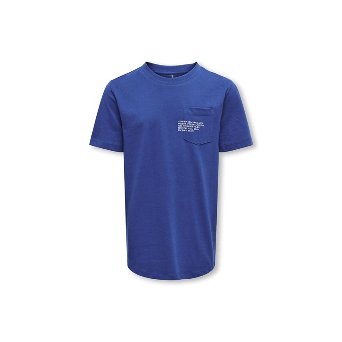 KIDS ONLY KOBMARINUS regular fit t-shirt i marineblå til drenge