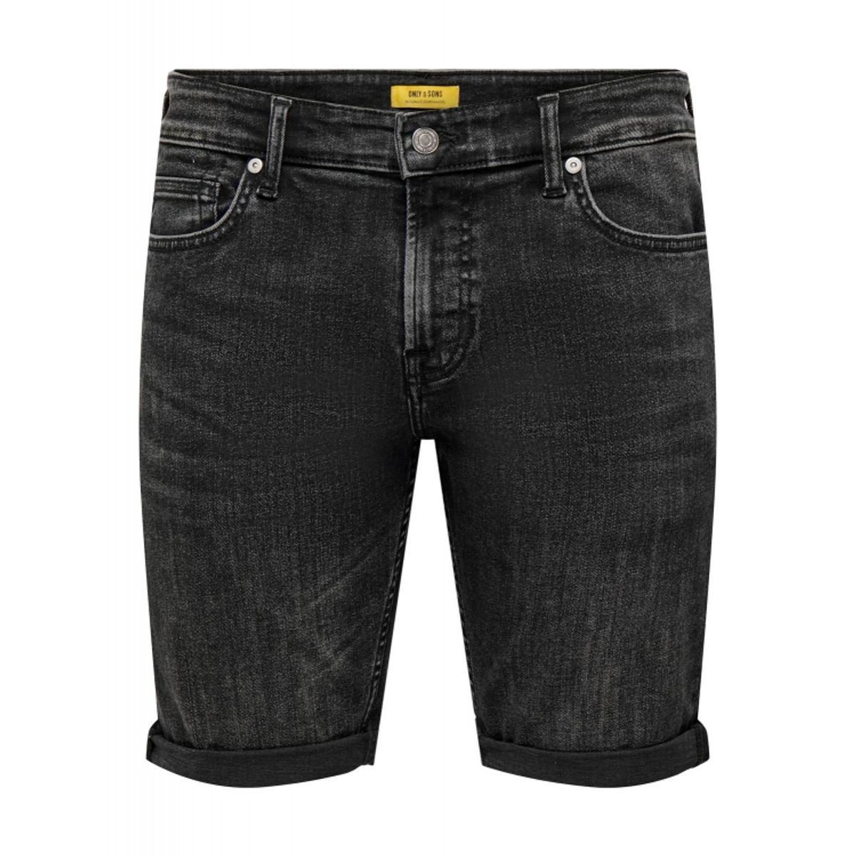 ONLY & SONS shorts i mørk denim til herre