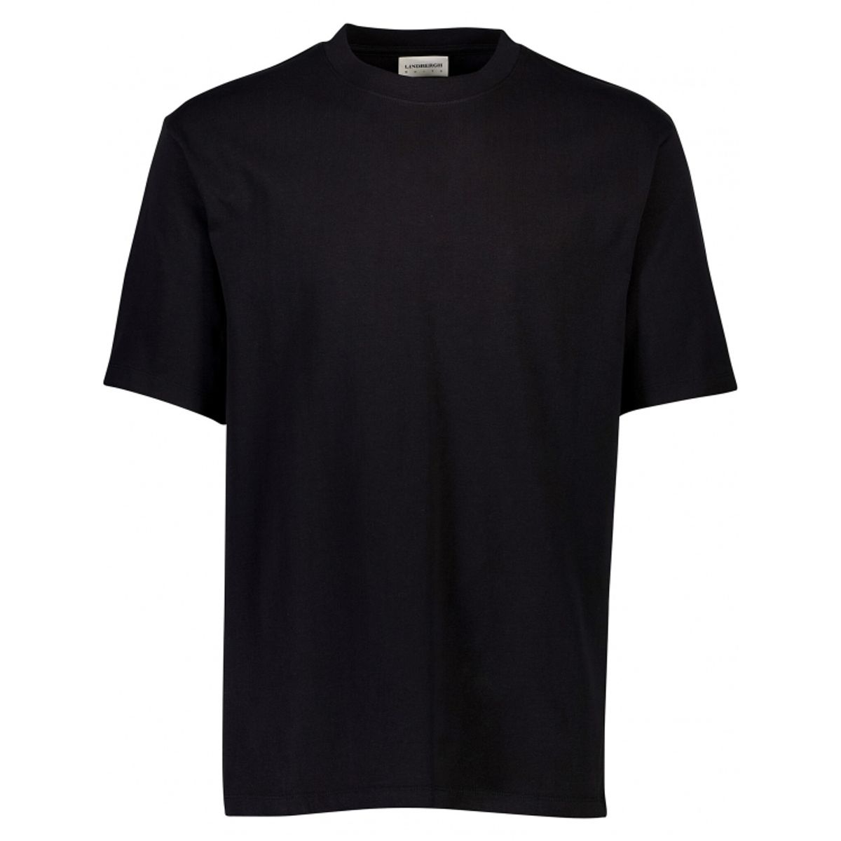 Lindbergh O-neck T-shirt i sort til herre