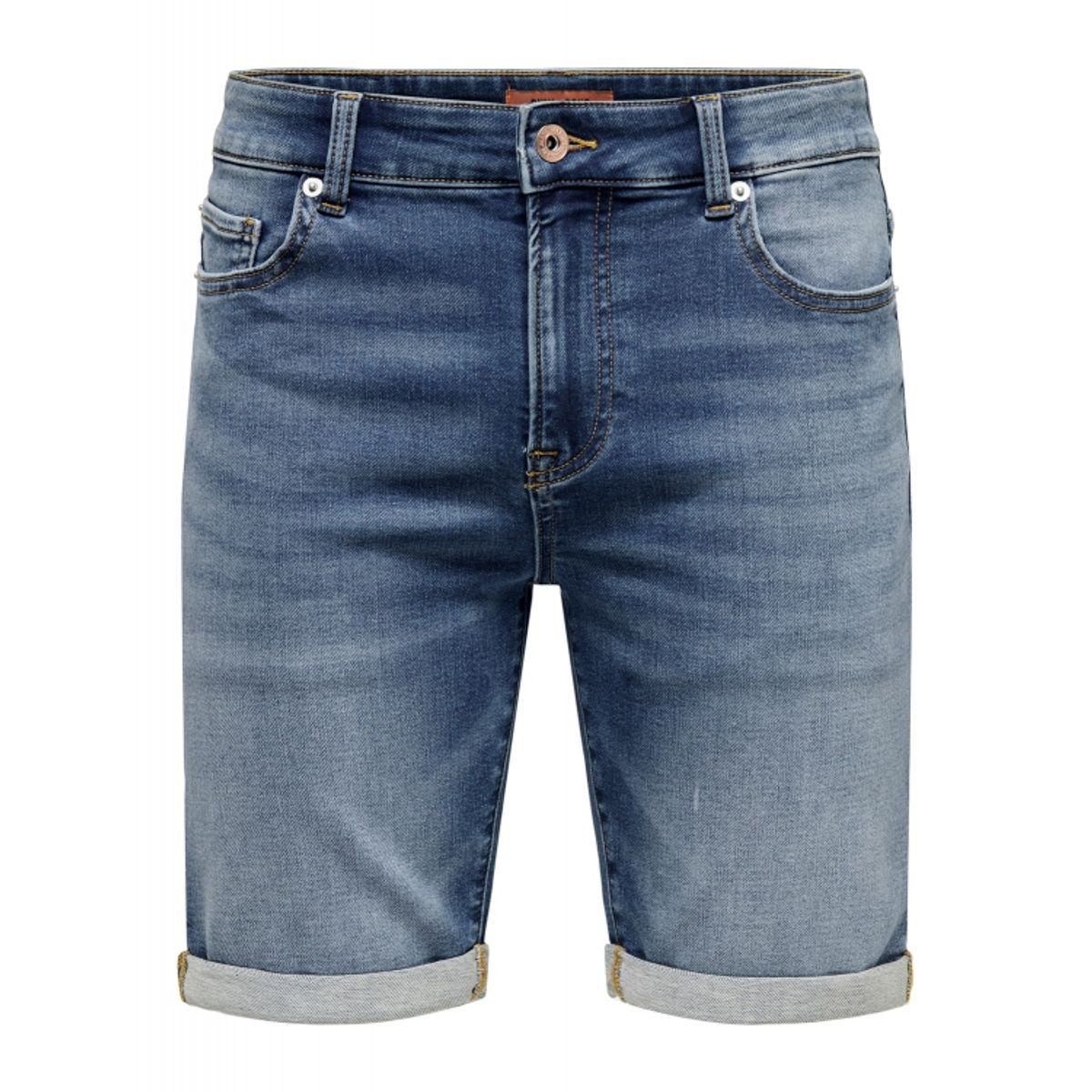 ONLY & SONS denimshorts i blå til herre