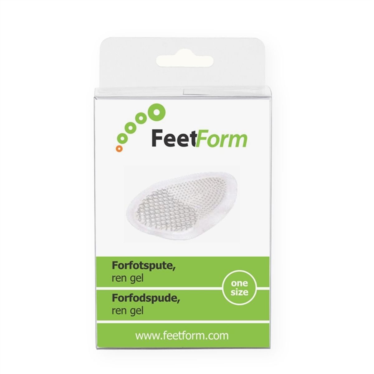 FeetForm gel forfodspude