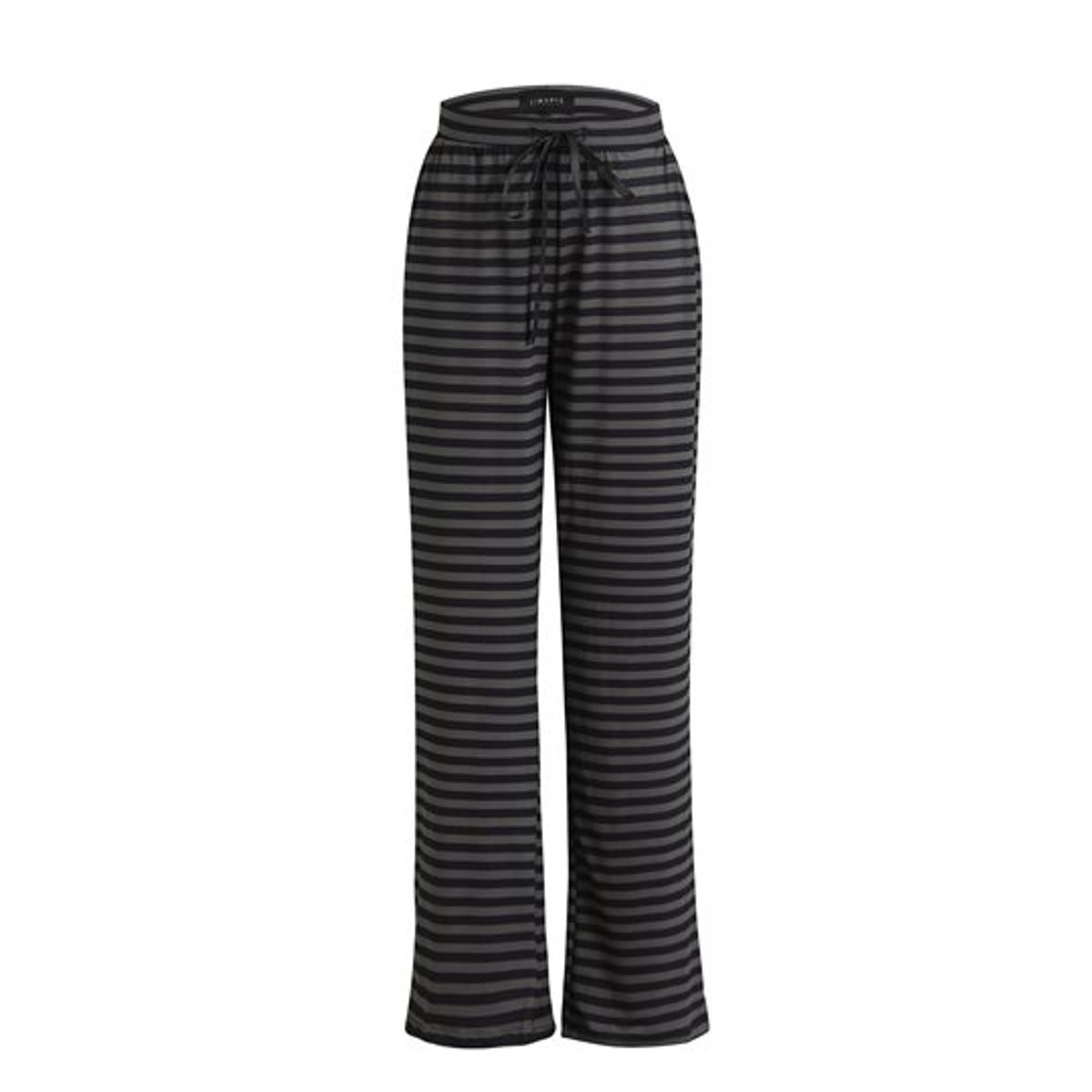 Liberté - Alma Wide Pants - Dark Grey Black Stripe