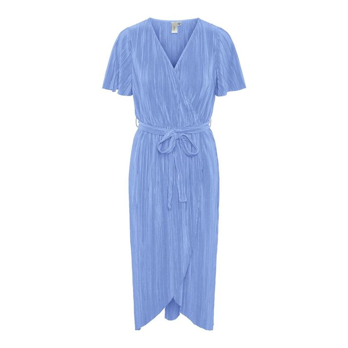 Y.A.S - Olinda SS Midi Wrap Dress - Ashleigh Blue