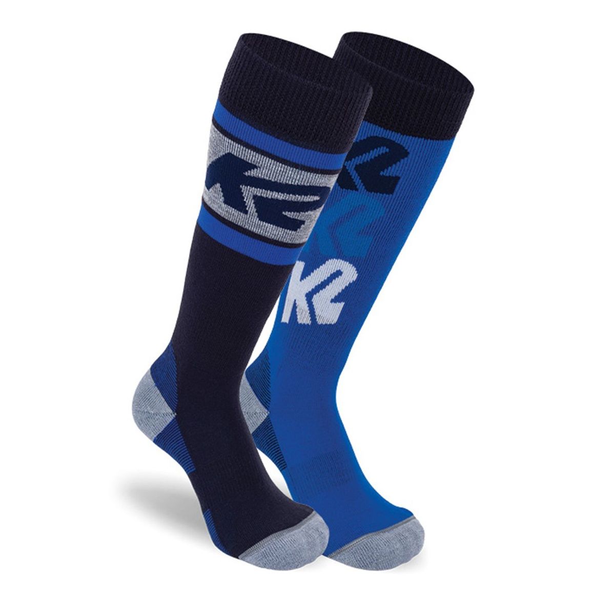 K2 All Mountain Skistrømper Børn (2-pack) - Navy/Grå/Roy