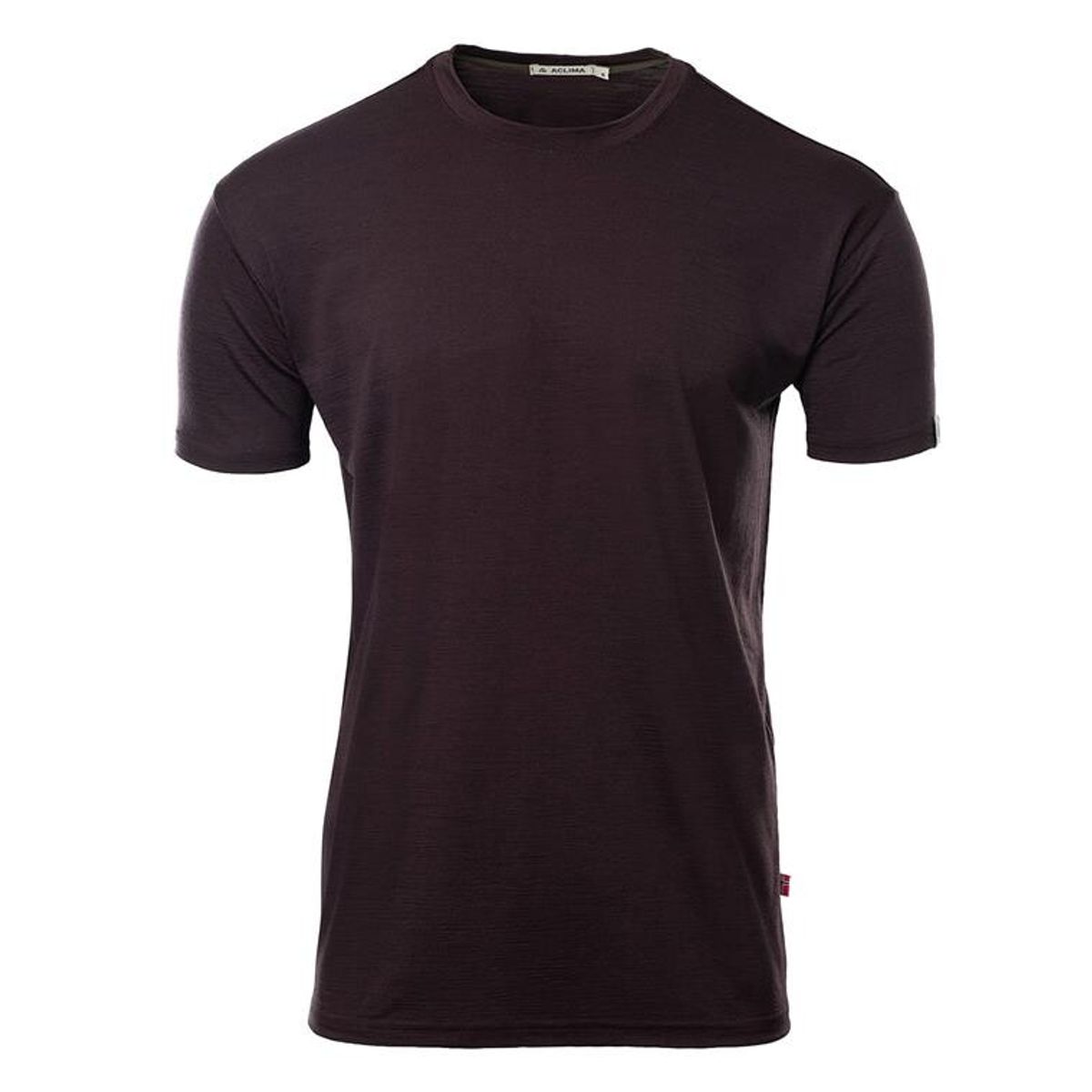 Aclima Herre LightWool 180 Classic Tee Chocolate Plum M