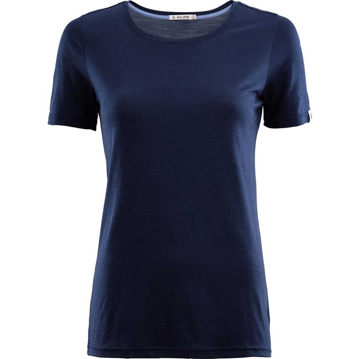 Aclima Round Neck Dame Lightwool Navy Blaze S